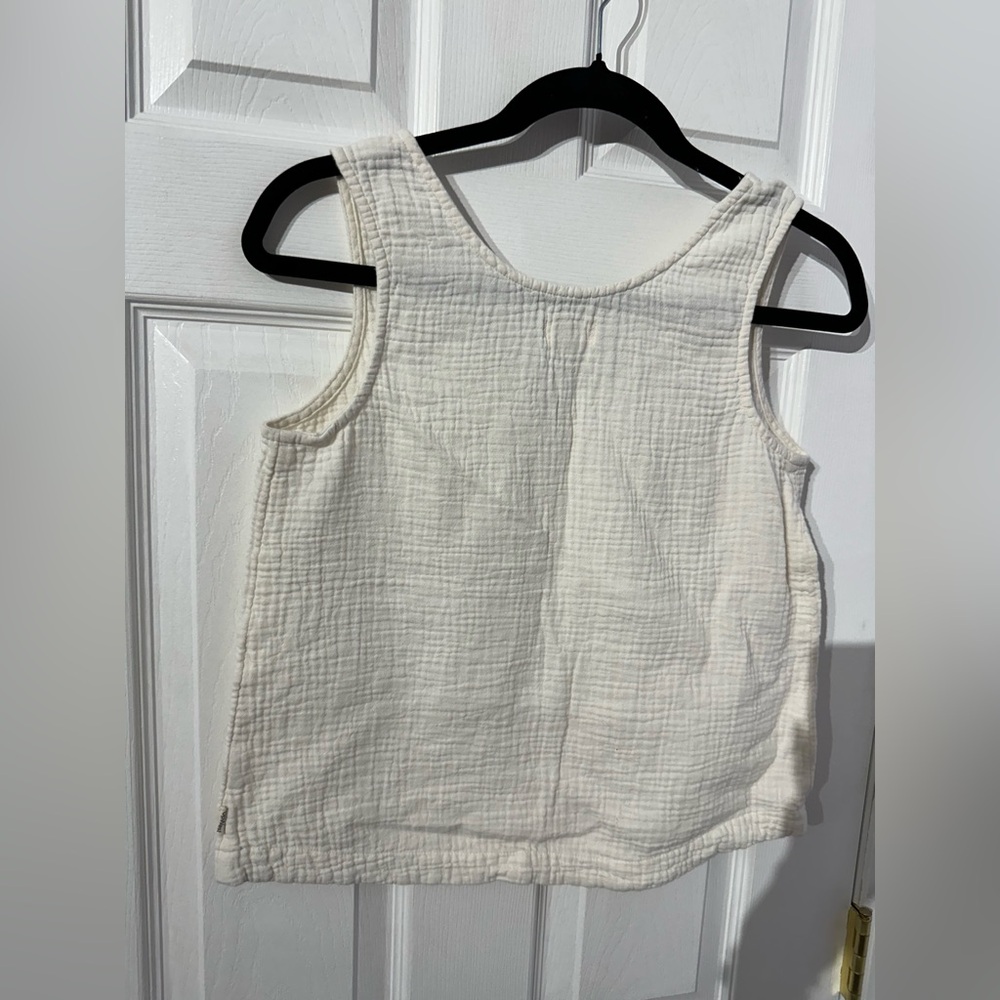 UpWest Cream Boxy Tank Top (XS) - Picture 14 of 16